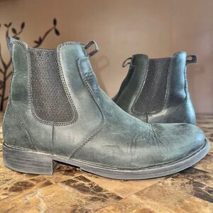 Eastland Daily Double Boot Men's Chelsea Boots Black Suede Size 9D